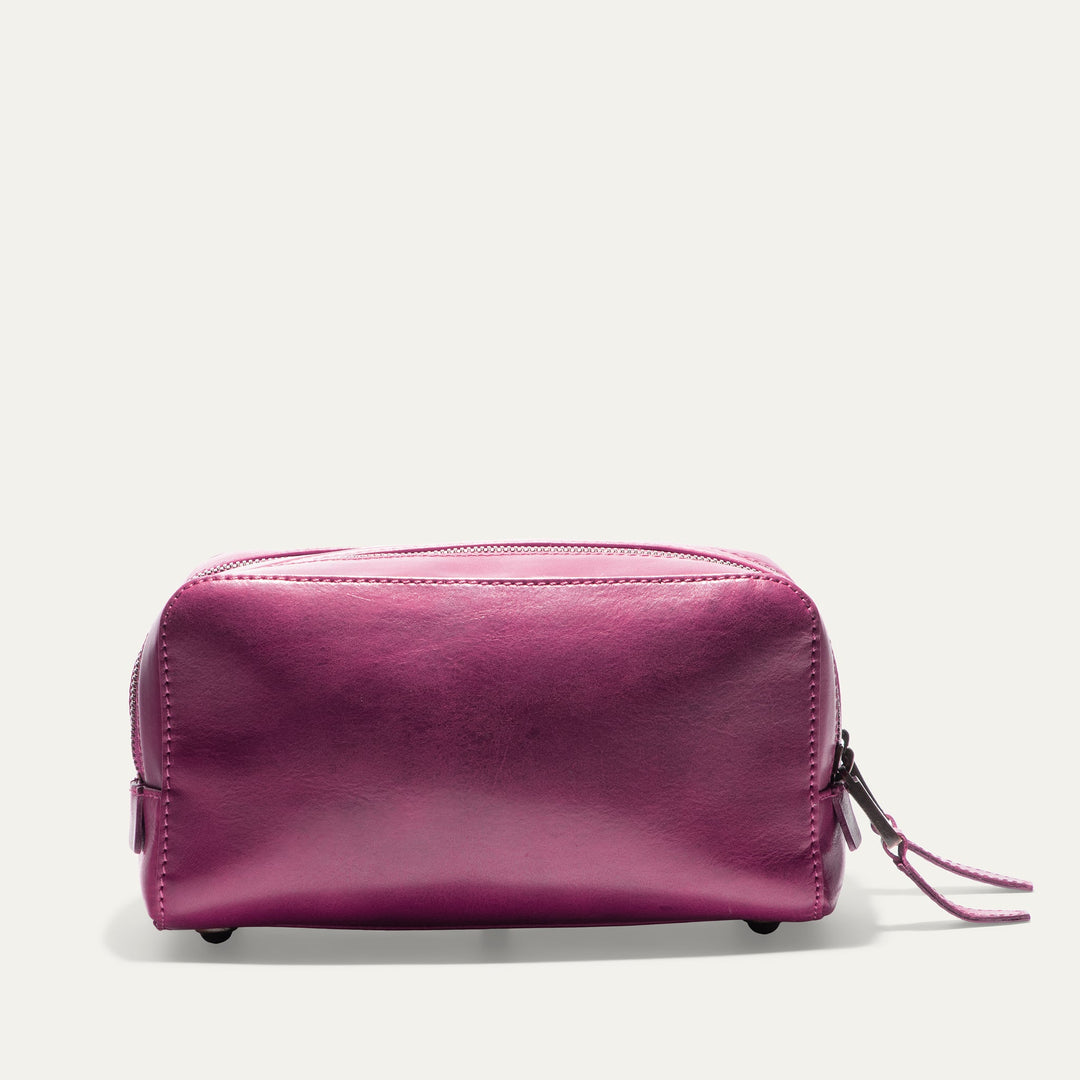 Professional Leather Travel Kit – Luxury Full-Grain Italian Toiletry Bag