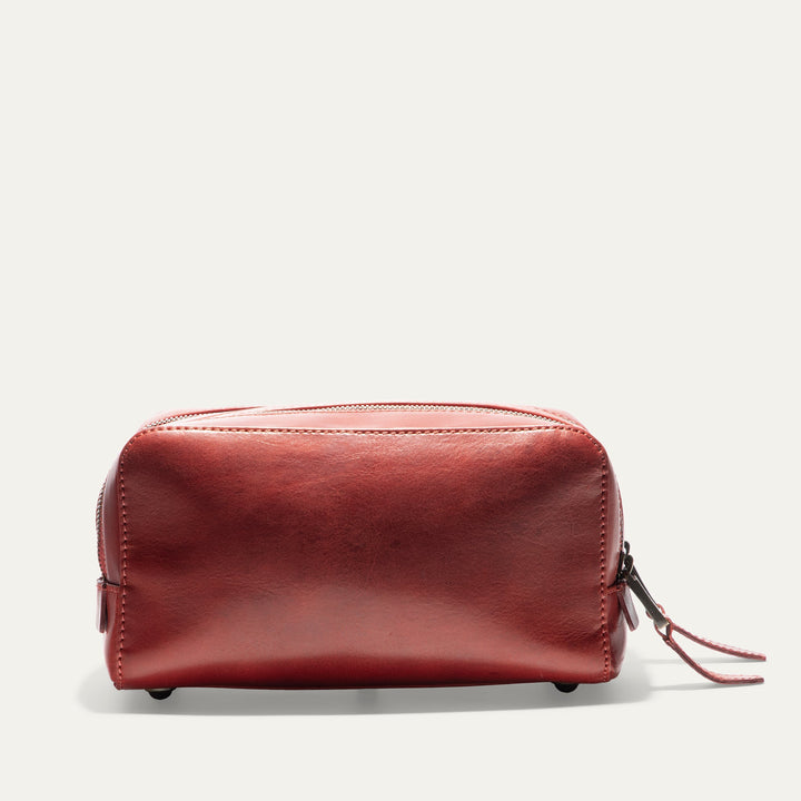 Professional Leather Travel Kit – Luxury Full-Grain Italian Toiletry Bag