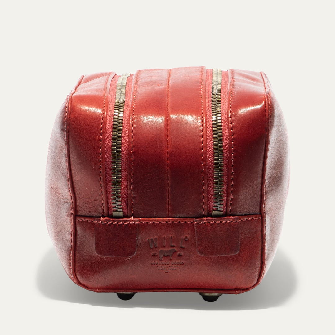 Professional Leather Travel Kit – Luxury Full-Grain Italian Toiletry Bag