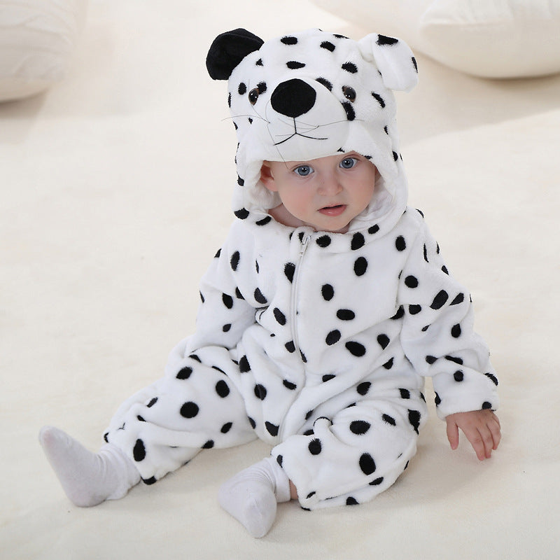 Baby Cotton Flannel Romper for Fall and Winter