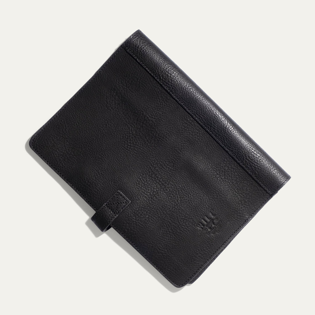 Large Leather Journal Cover – Full-Grain Leather Notebook Organizer