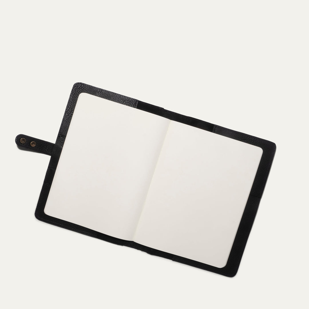 Large Leather Journal Cover – Full-Grain Leather Notebook Organizer