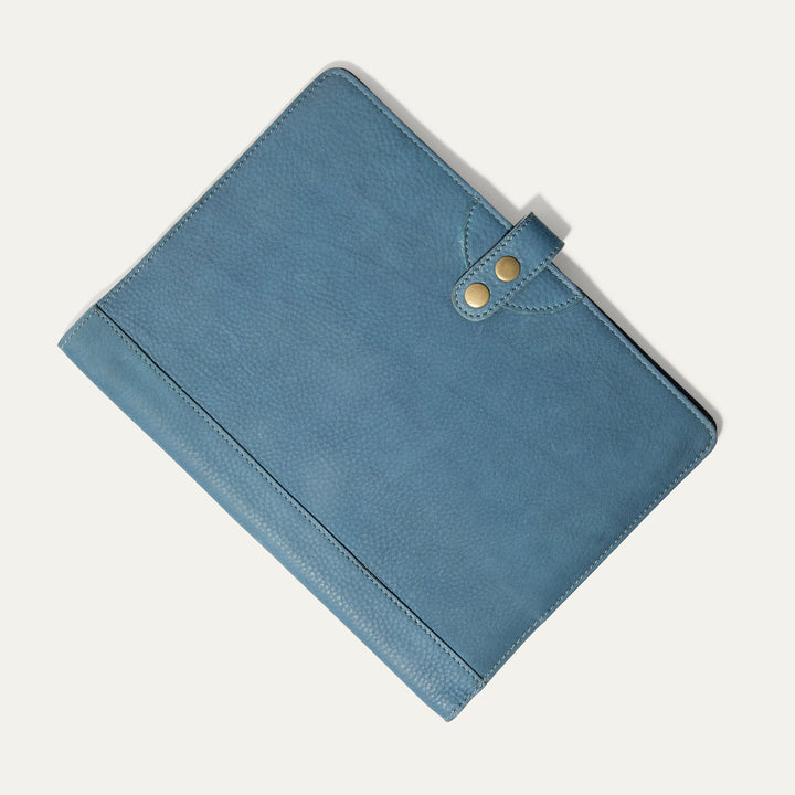 Large Leather Journal Cover – Full-Grain Leather Notebook Organizer