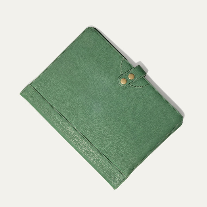 Large Leather Journal Cover – Full-Grain Leather Notebook Organizer