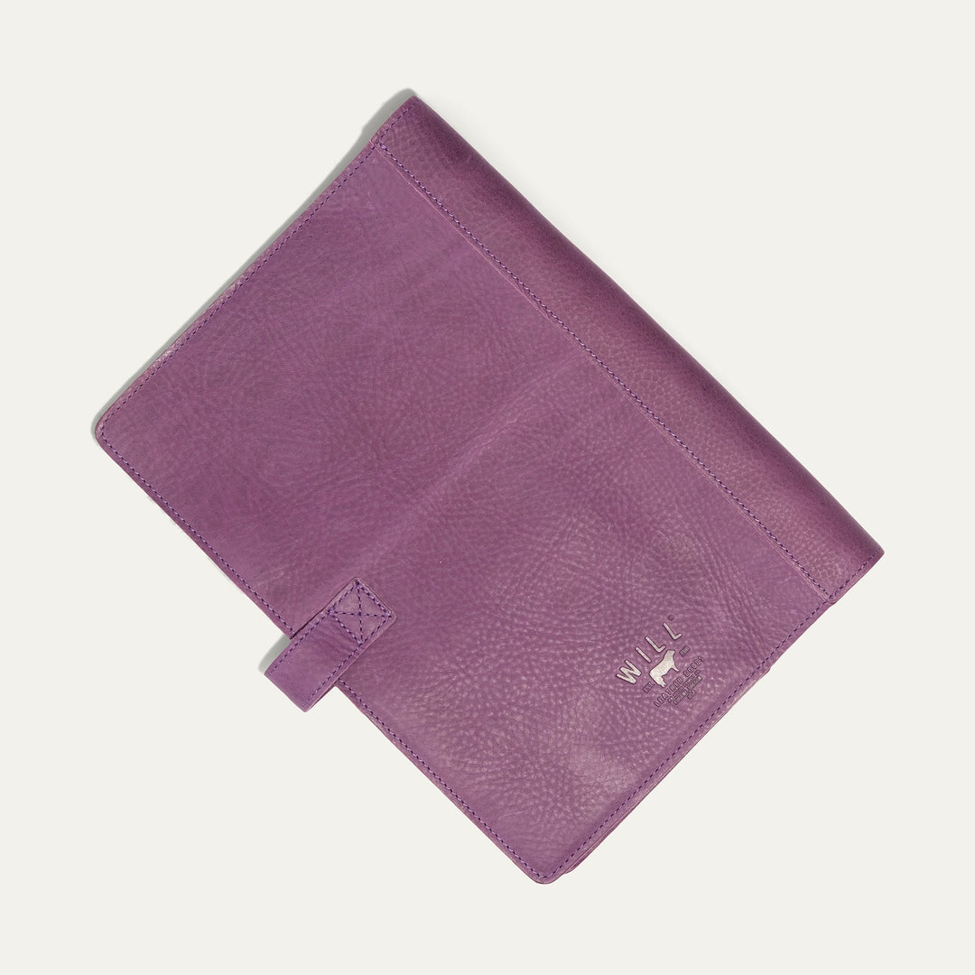 Large Leather Journal Cover – Full-Grain Leather Notebook Organizer
