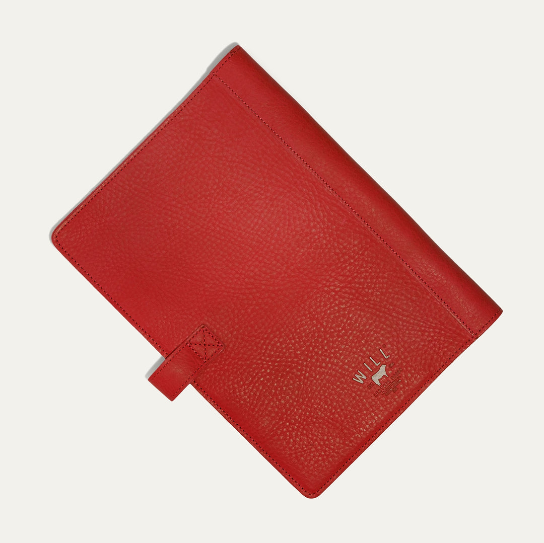 Large Leather Journal Cover – Full-Grain Leather Notebook Organizer