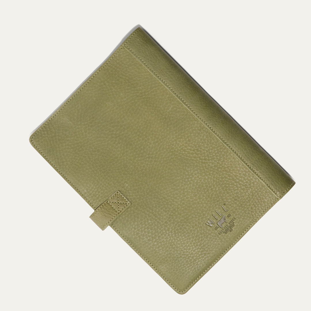 Large Leather Journal Cover – Full-Grain Leather Notebook Organizer