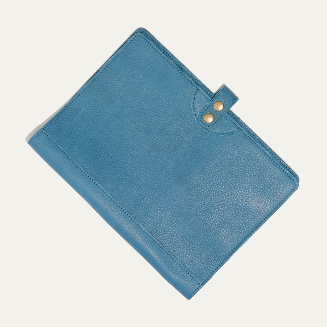 Large Leather Journal Cover – Full-Grain Leather Notebook Organizer