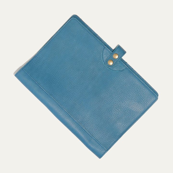 Large Leather Journal Cover – Full-Grain Leather Notebook Organizer