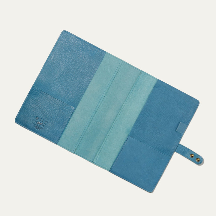 Large Leather Journal Cover – Full-Grain Leather Notebook Organizer