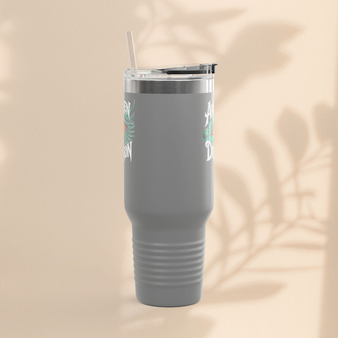 Dragon Insulated Travel Mug | 40oz | Awaken The Dragon | Perfect for Coffee Lovers, Eco-Friendly Designs