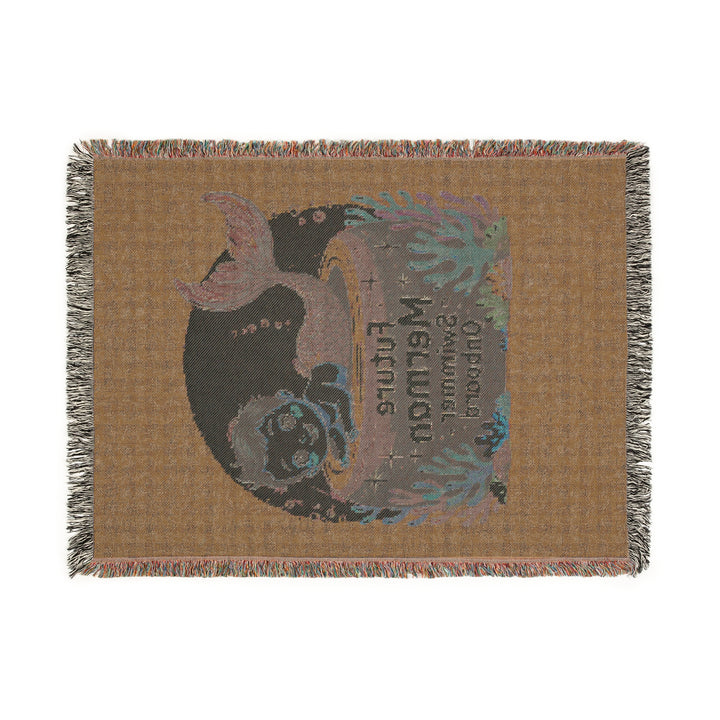 Cozy Future Merman Woven Blanket