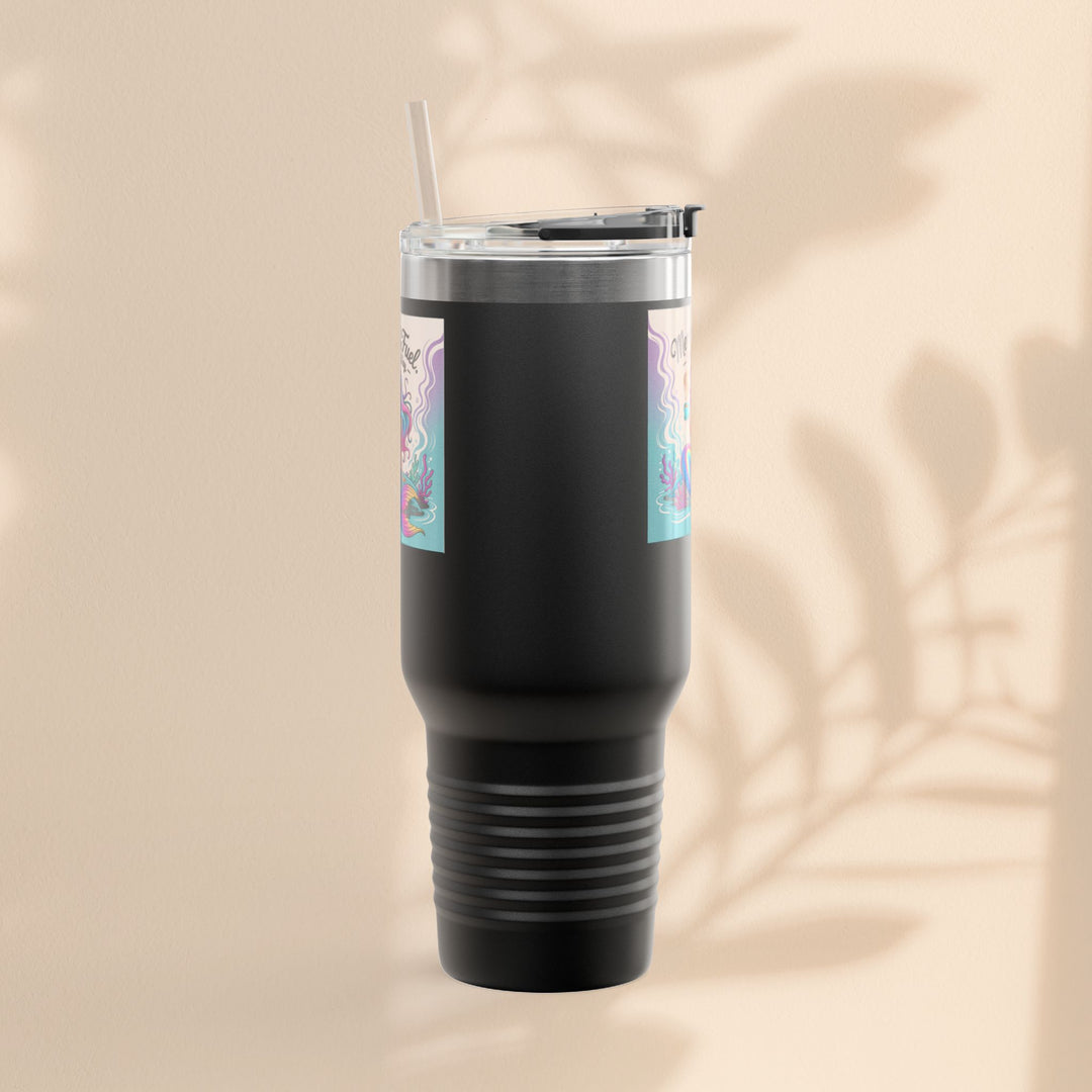 Magical Mermaid Fuel Insulated Travel Mug | 40oz Fantasy Drinkware for Beach Lovers, Gifts for Her