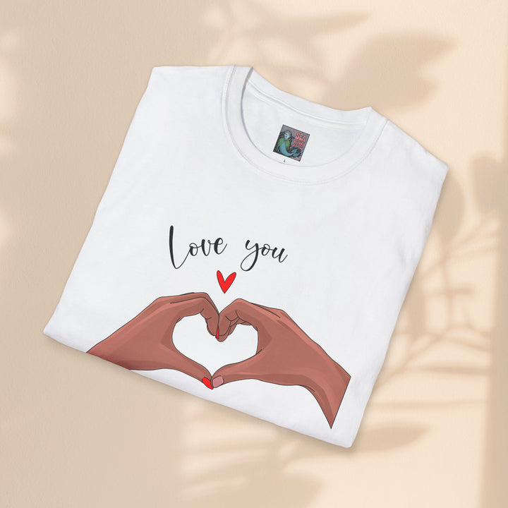 Unisex Softstyle T-Shirt - Love You Heart