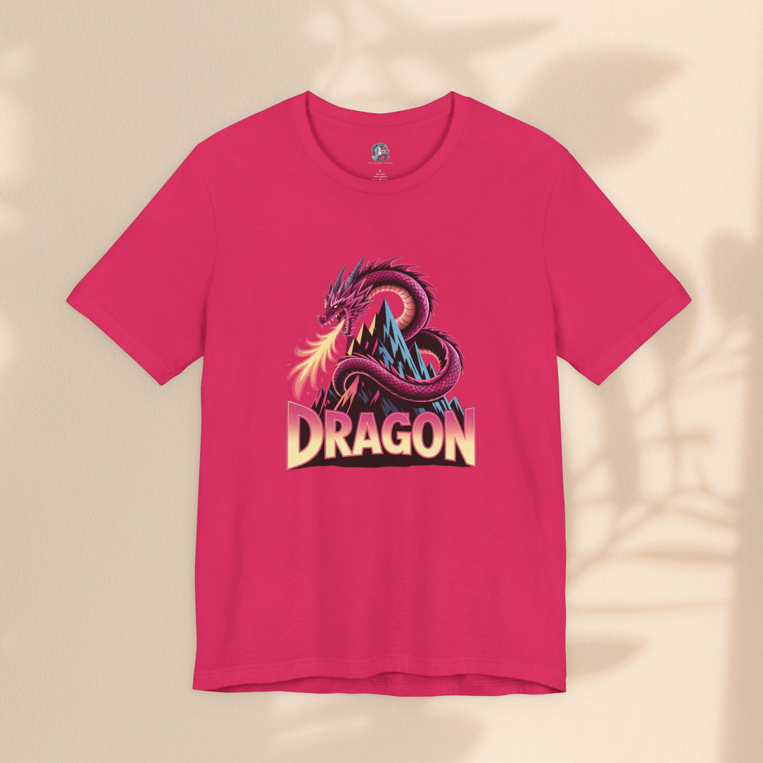 Dragon Graphic Tee, Unisex T-Shirt, Fantasy Shirt, Gift for Gamers, Dragon Lovers Shirt, Casual Wear, Unique Apparel