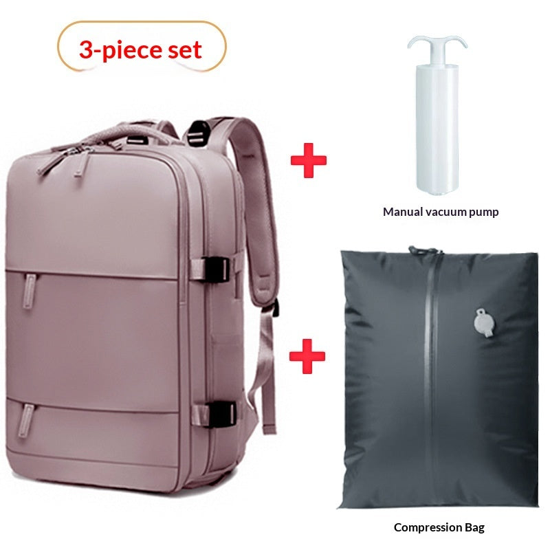 Vacuum-Compression Waterproof Travel Backpack
