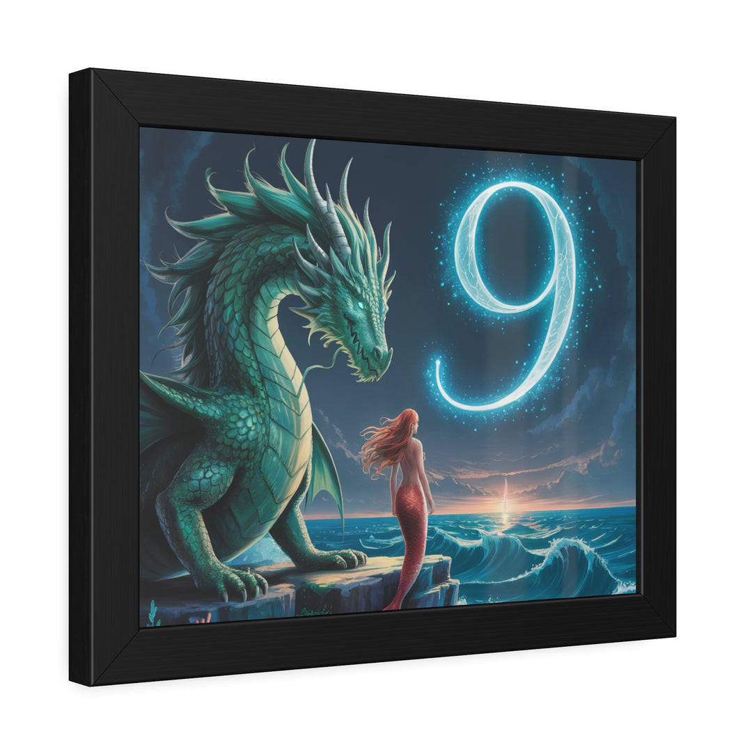 Number 9 and Dragons Canvas Wall Art