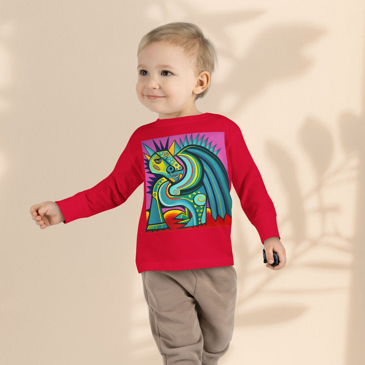 Toddler Long Sleeve Tee - Mod Dragon