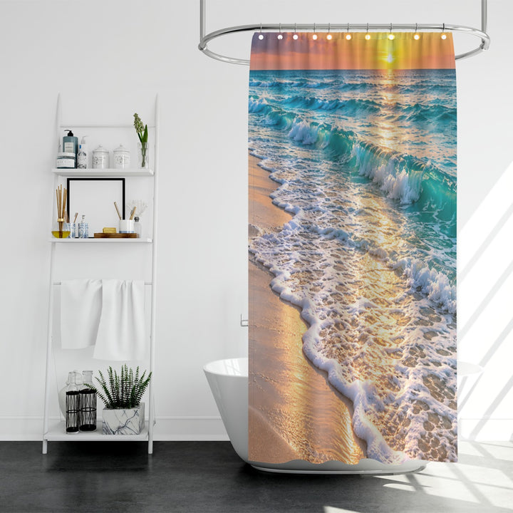 Ocean Sunset Shower Curtain