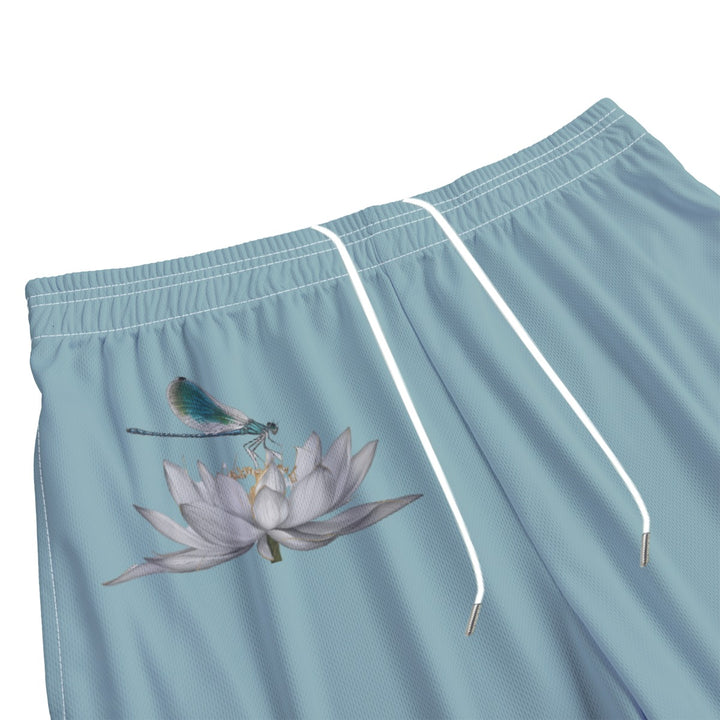 DragonFly with Serene Lotus Men's Swim Shorts