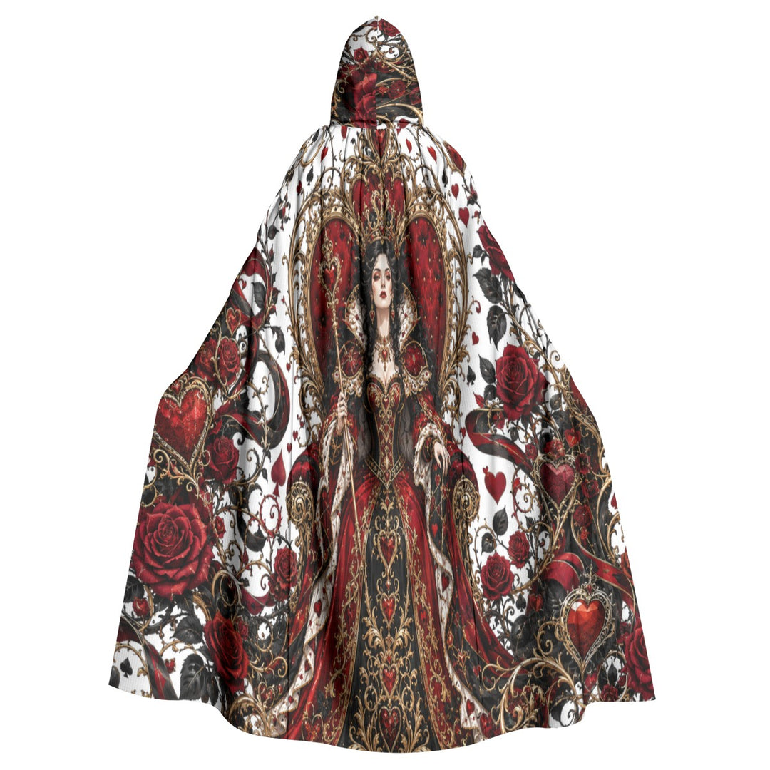 Queen Of Hearts Hooded Cloak