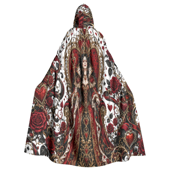 Queen Of Hearts Hooded Cloak