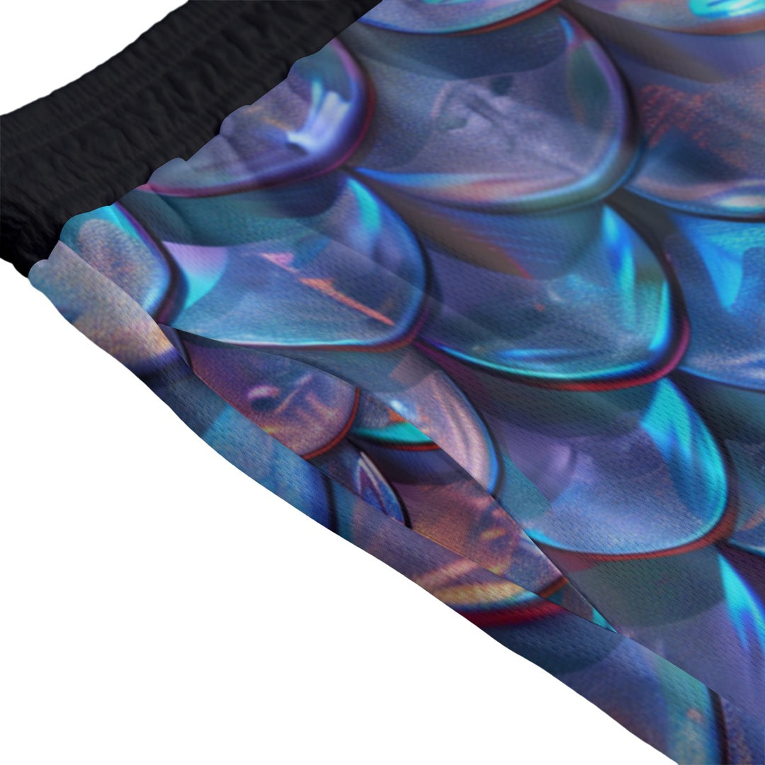 Iridescent Mermaid Scale Men's Shorts