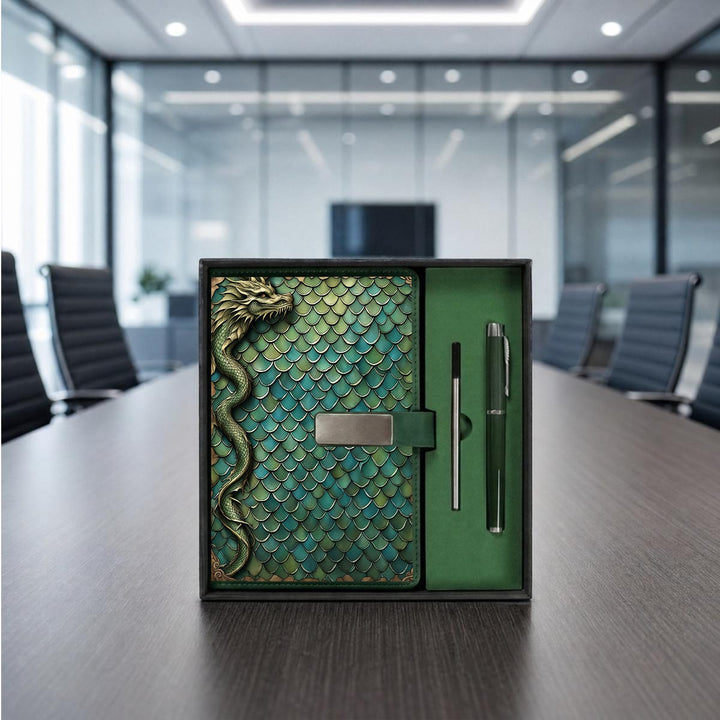 Dragon Power Notebook Gift Set with Metal Pen