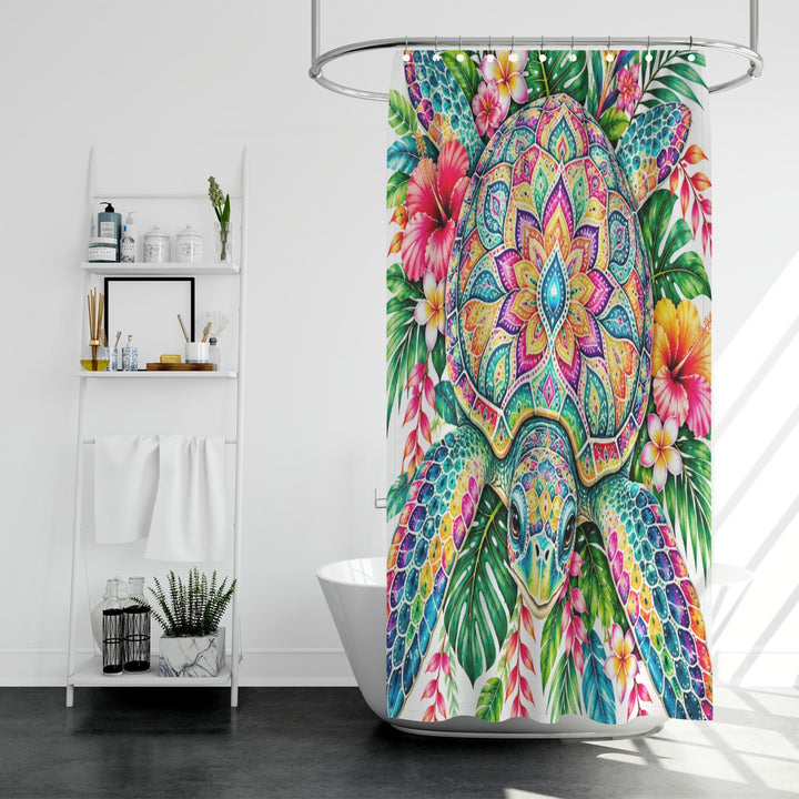 Sea Turtle Love Shower Curtain