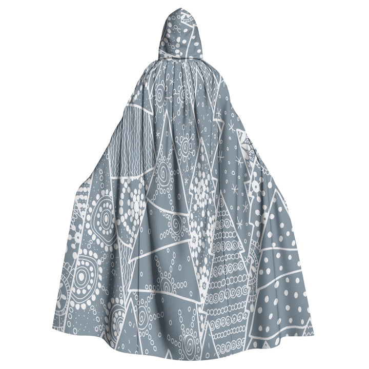 Snow Flakes Unisex Hooded Cloak
