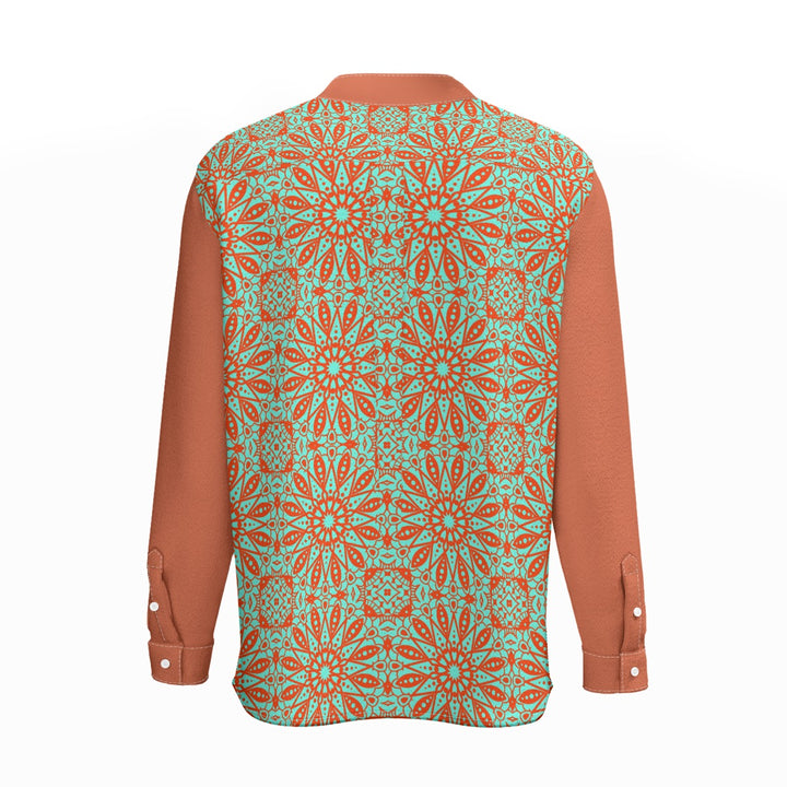 SunBurst Men'S Business Long-Sleeved Imitation Linen Shirt