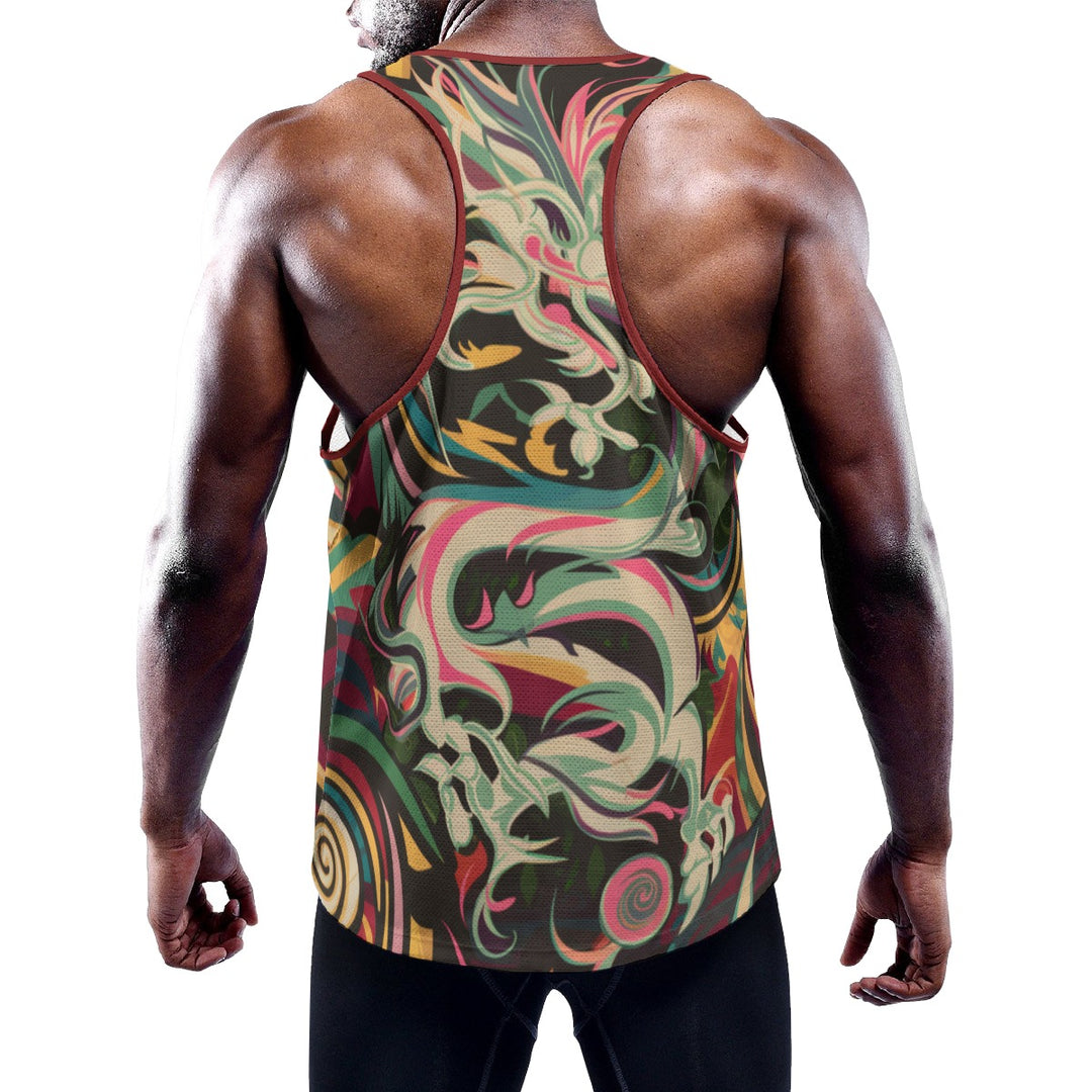 Dragon Power Men's Slim Y-Back Muscle Tank Top