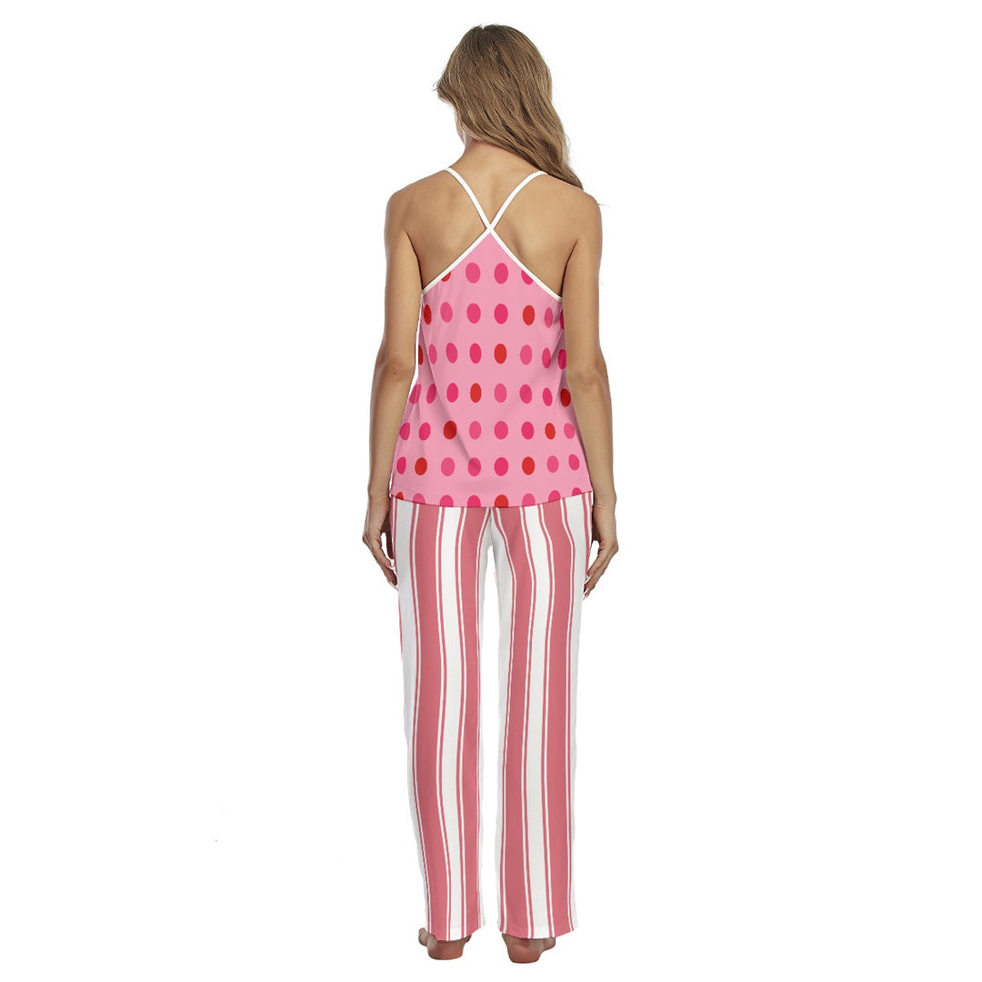 Pink Cutie Women’s Cami Top and Pajama Shorts Set
