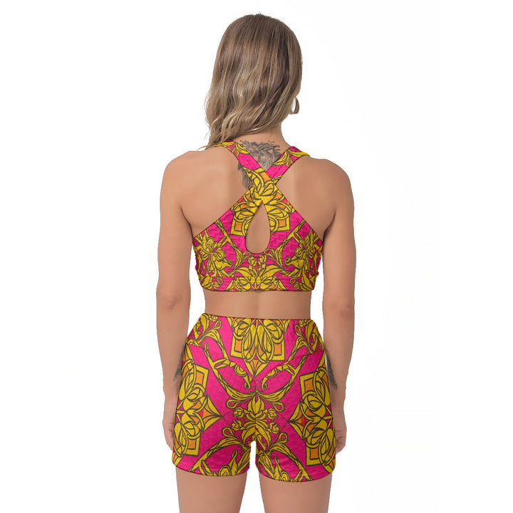 Symmetry Women’s Sports Bra and Shorts Set