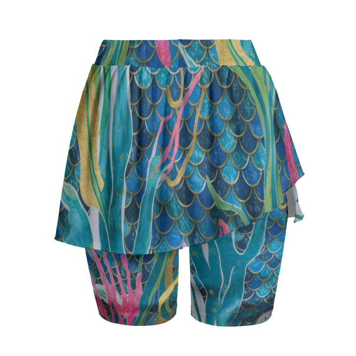 Mermaid Party Women's Sports Skorts
