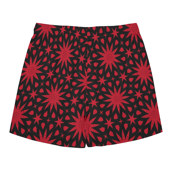 Red Star Pattern Men's Shorts