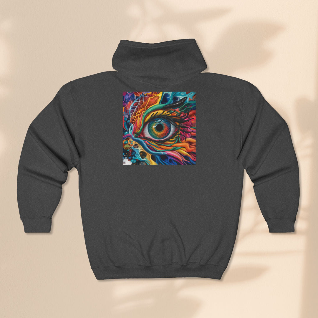 Dragon Eye - Unisex Heavy Blend™ Full Zip Hooded Sweatshirt