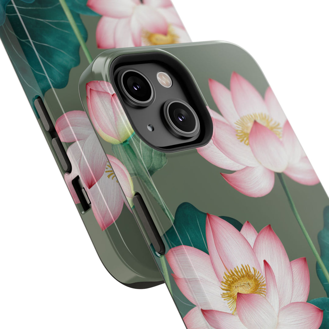 Impact-Resistant Cases - Lotus Flowers