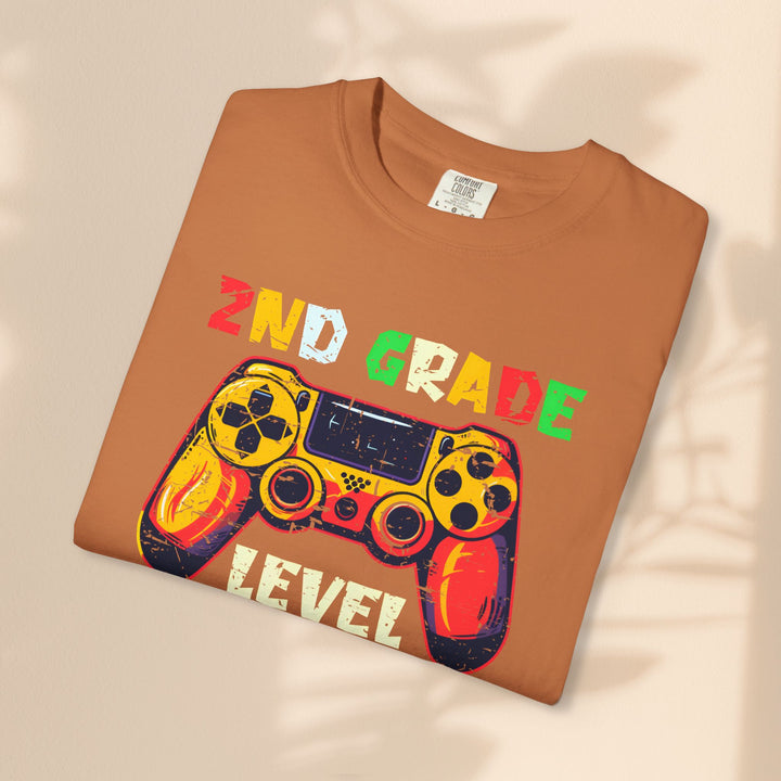 Fun Gamer T-Shirt, 2nd Grade Level Unlocked Shirt, Kids Gaming Apparel, Back to School Gift, Video Game Fan Tee