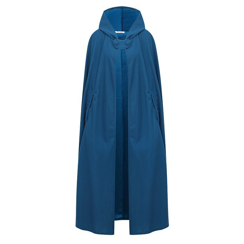 Women’s Hooded Tie-Front Shawl – Cozy Fashion Cape