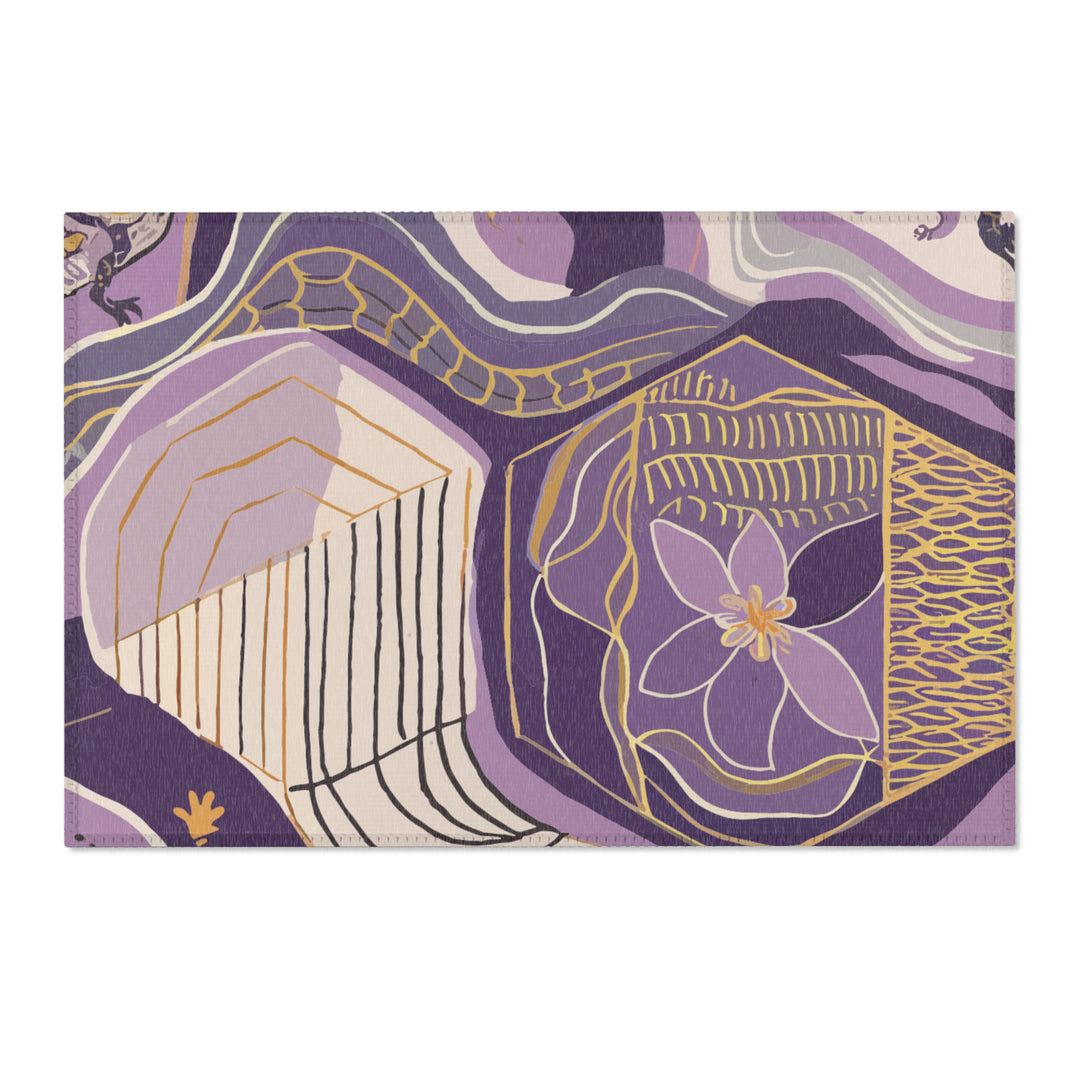 Purple Ocean Area Rug
