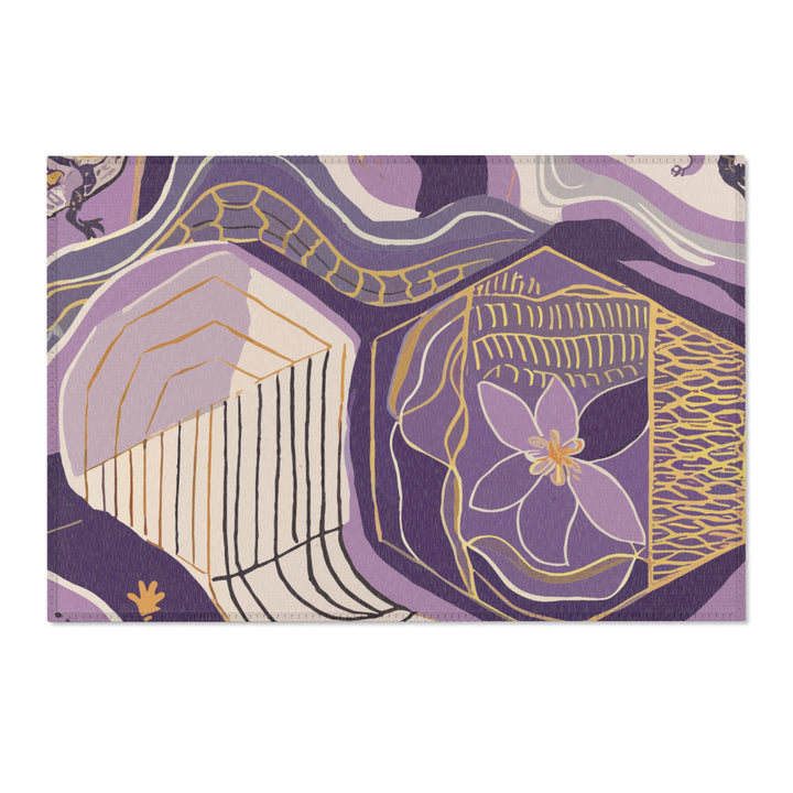 Purple Ocean Area Rug