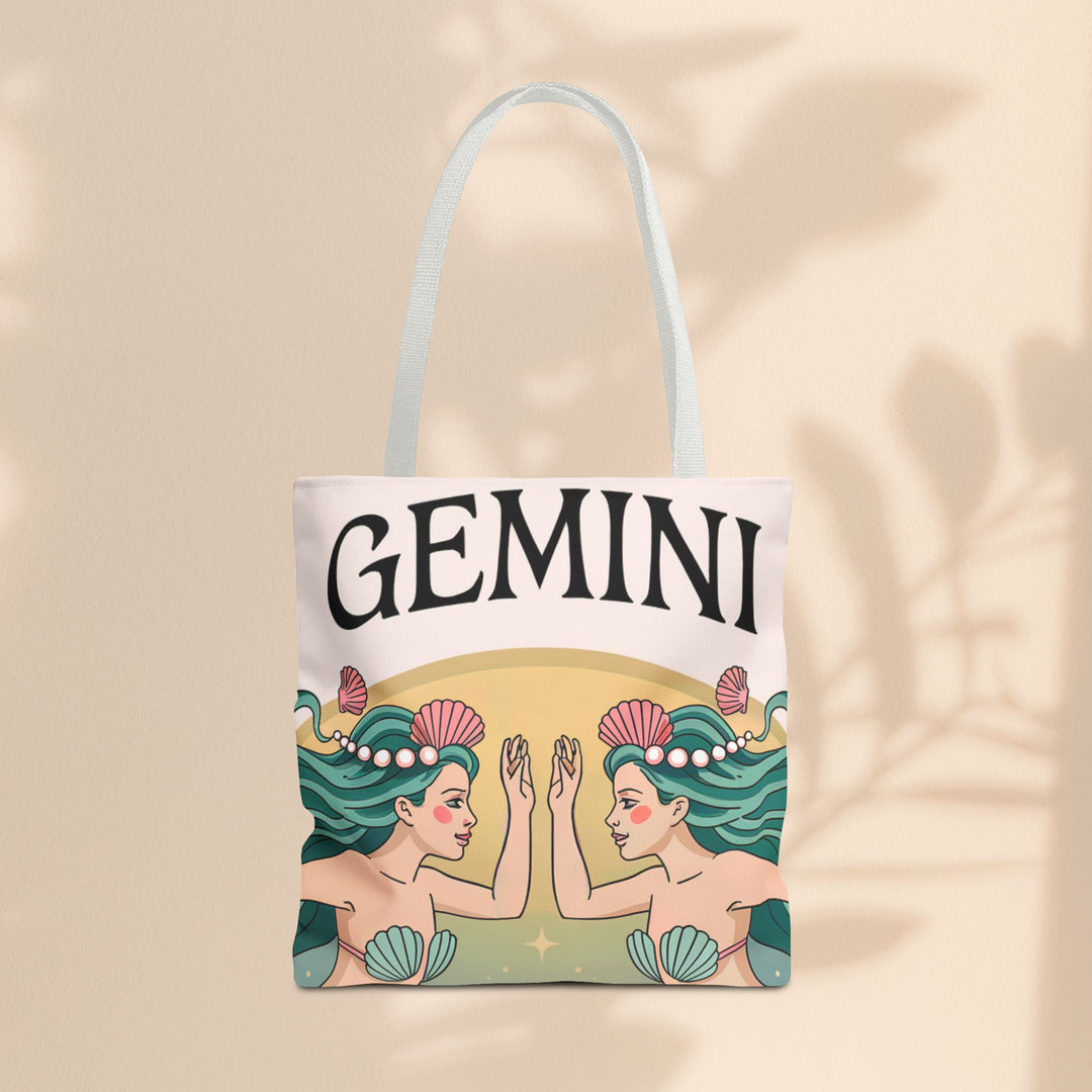 Gemini Zodiac Tote Bag, Astrological Bag, Personalized Gift, Astrology Lover, Horoscope Accessory, Birthday Present