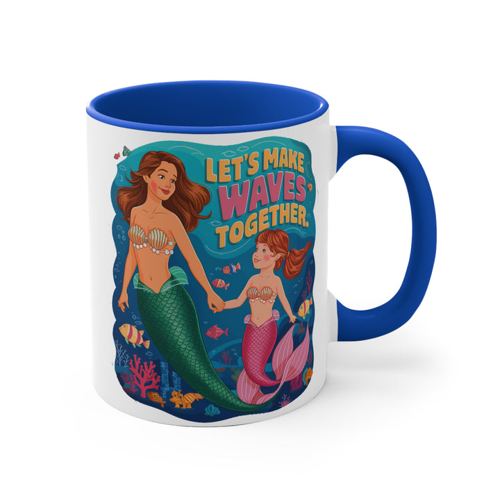 11oz Accent Mug - Make Waves Together