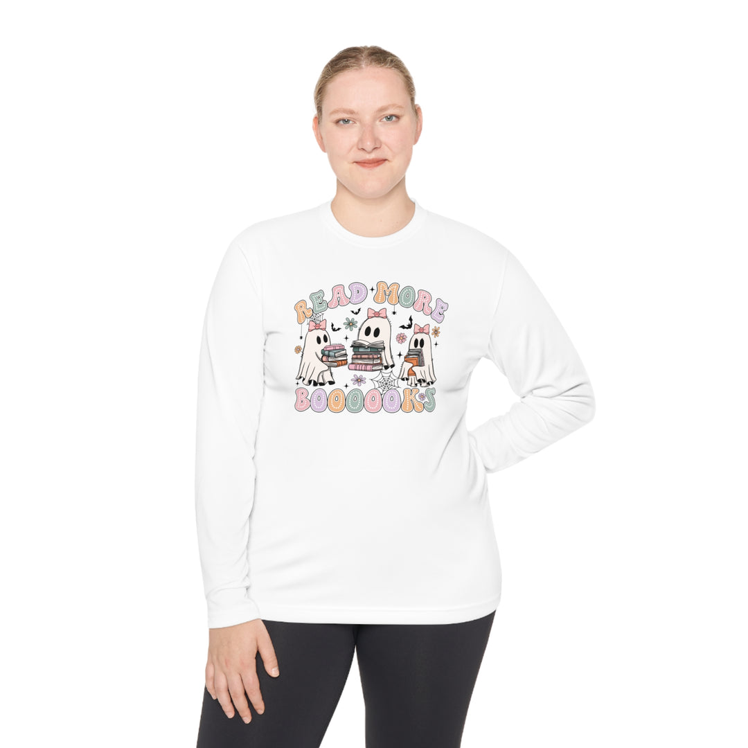 Unisex Lightweight Long Sleeve Tee - Read More Books