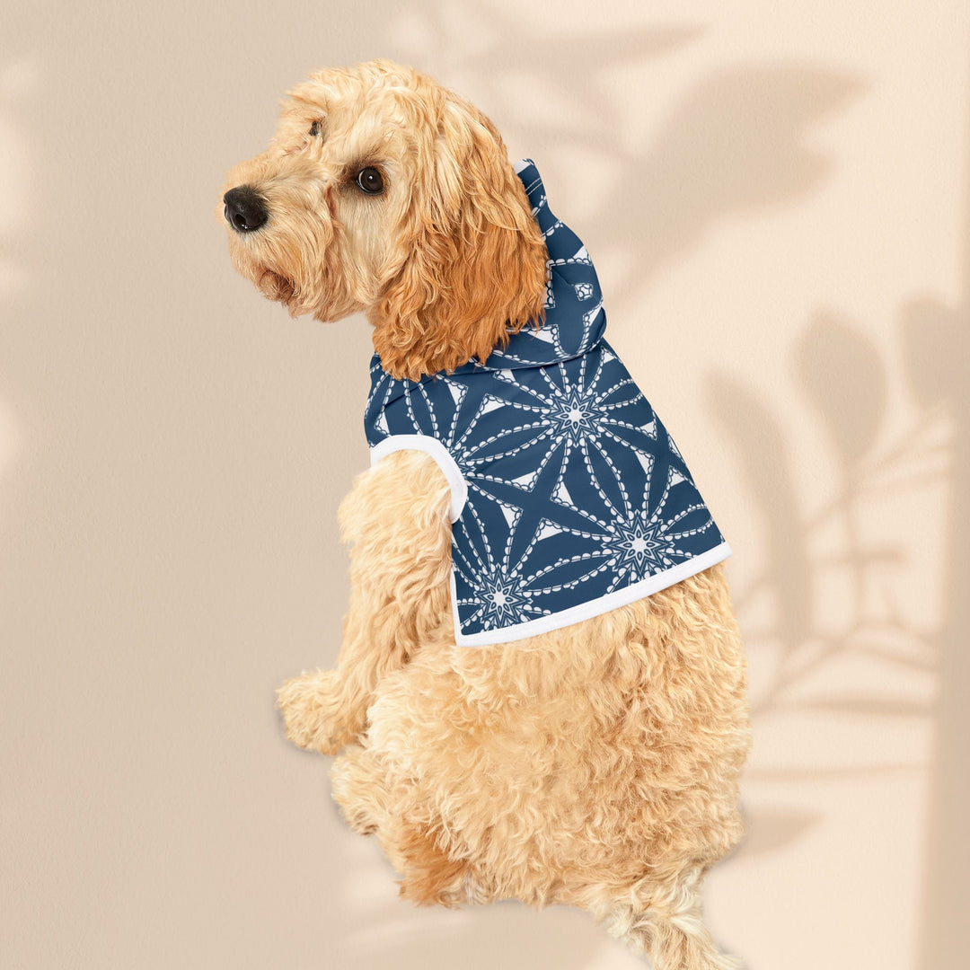 Pet Hoodie - Blue White