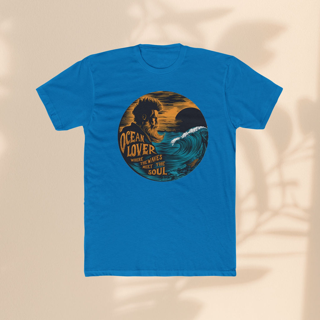 Unisex Cotton Crew Tee - Ocean Lover Soul