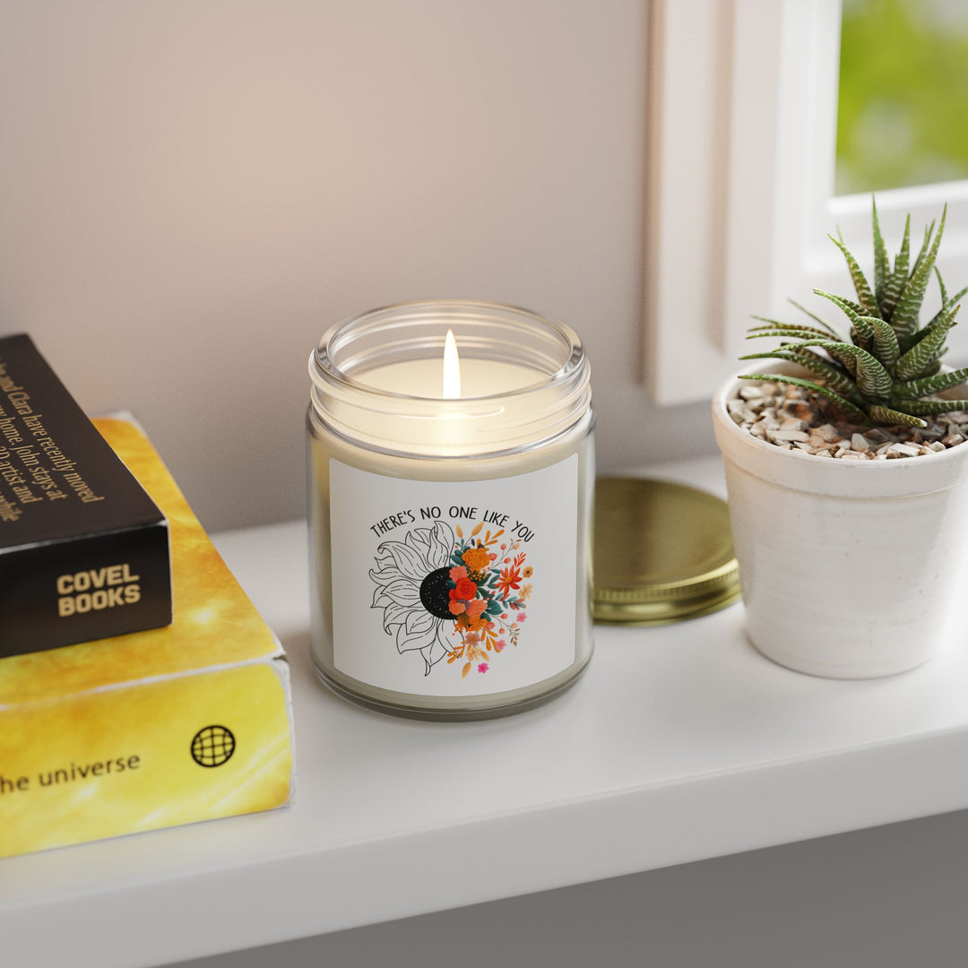 There is no one like you Scented Coconut Apricot Candles