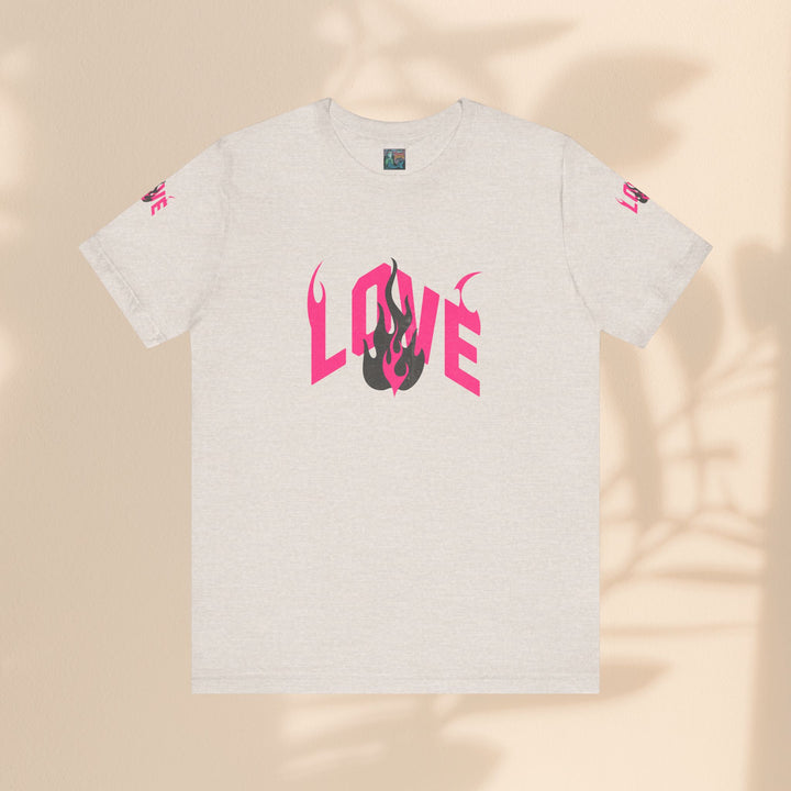 Unisex Jersey Short Sleeve Tee - LOVE