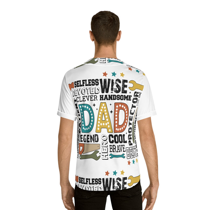 Men's Baseball Jersey (AOP) - DAD